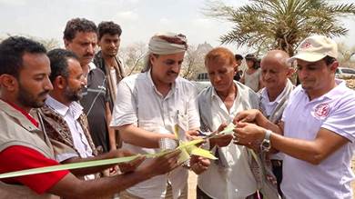 افتتاح 3 مشاريع للمياه في ريف المخا